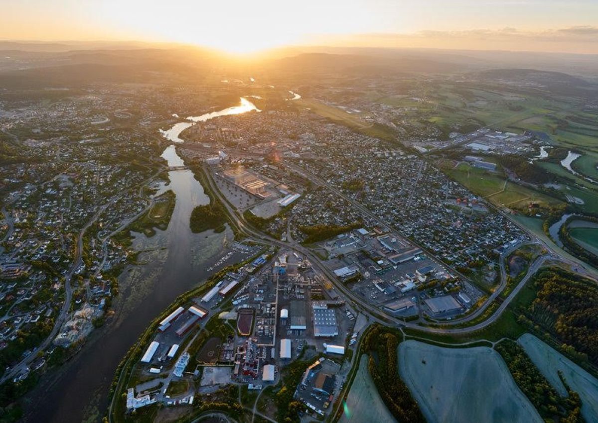 Flyfoto Lillestrøm
