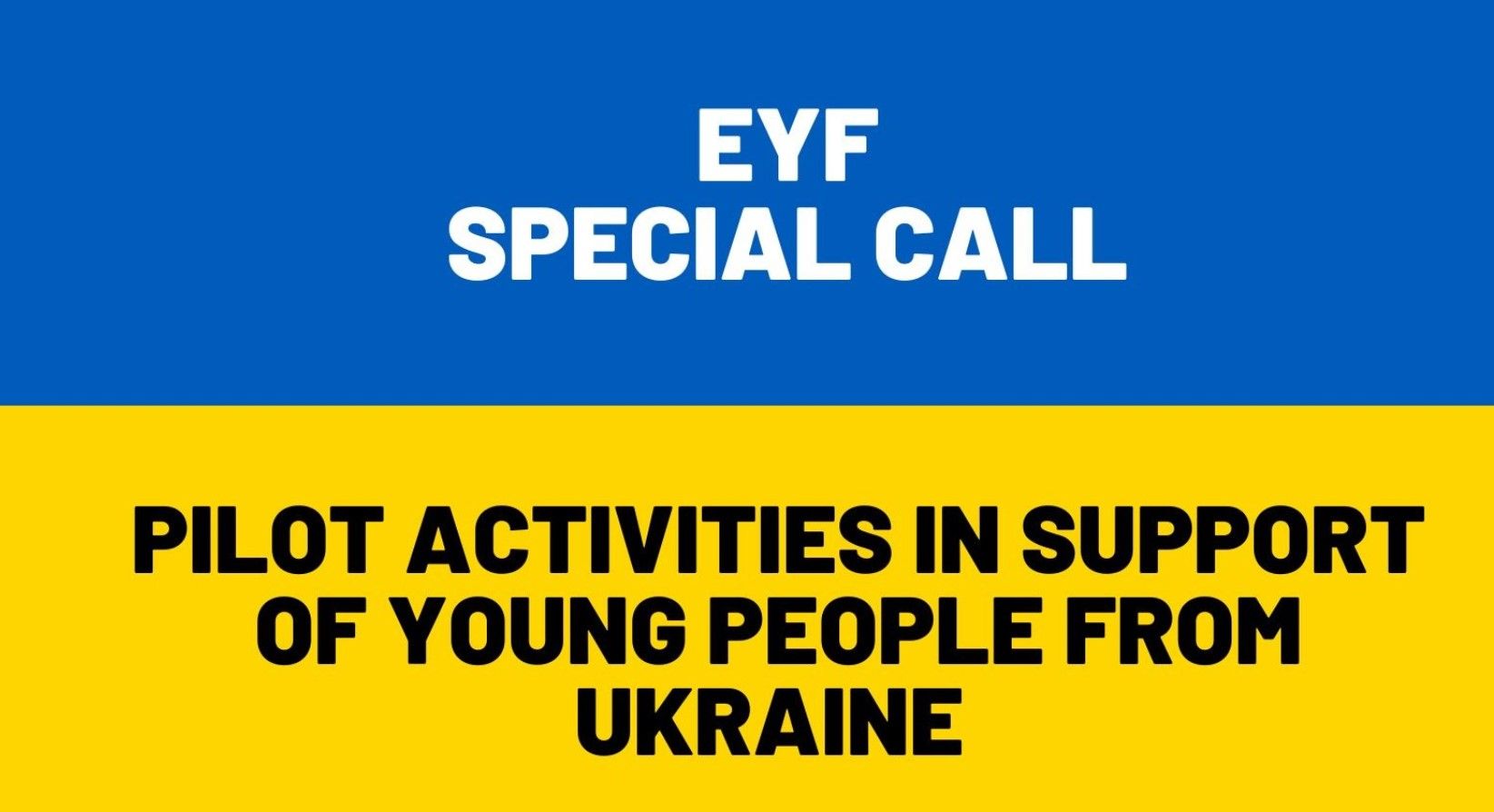 SØK STØTTE TIL PROSJEKTER FOR UNGE UKRAINERE