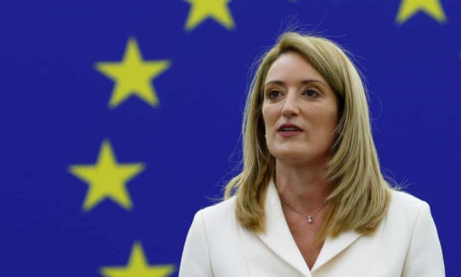 Roberta Metsola valgt til president i Europaparlamentet